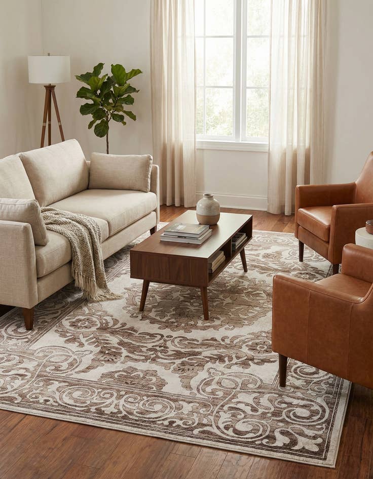 Detail image of 7' 10 x 11' 6 Hermitage Rug