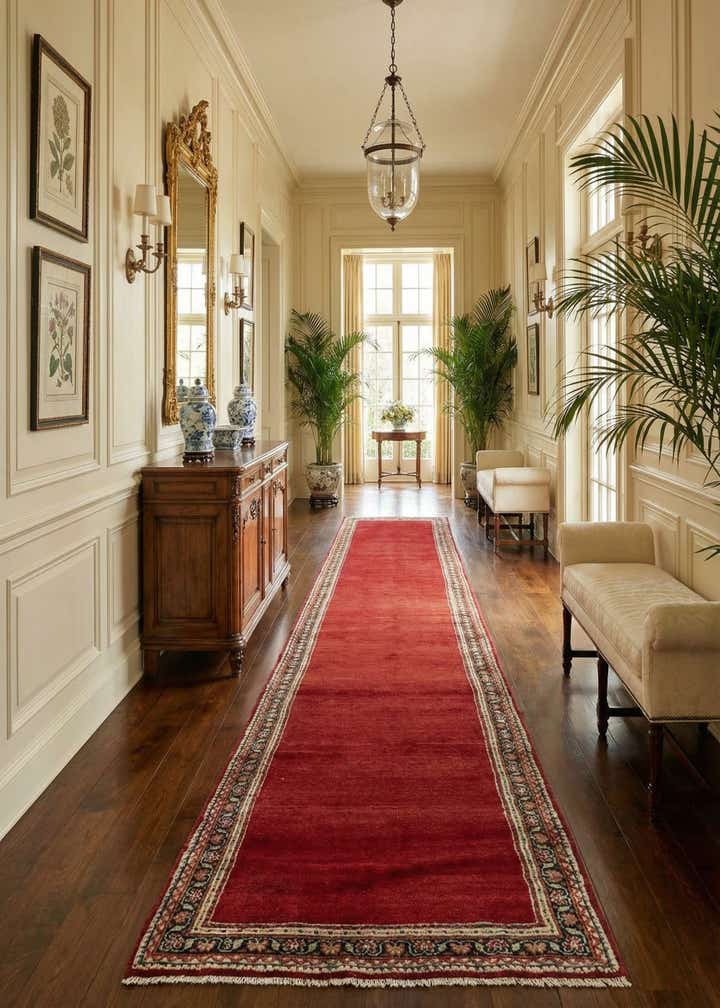 2' 9 x 12' 3 Mahal Wool Runner Rug