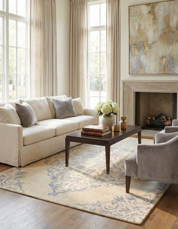 5' x 8' Hand Knotted Darya Rug