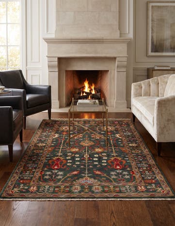 4' 1 x 5' 10 Hand Knotted Ariana Ziegler Rug