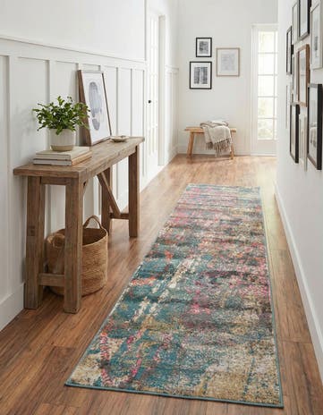 Blue Delilah Runner Rug