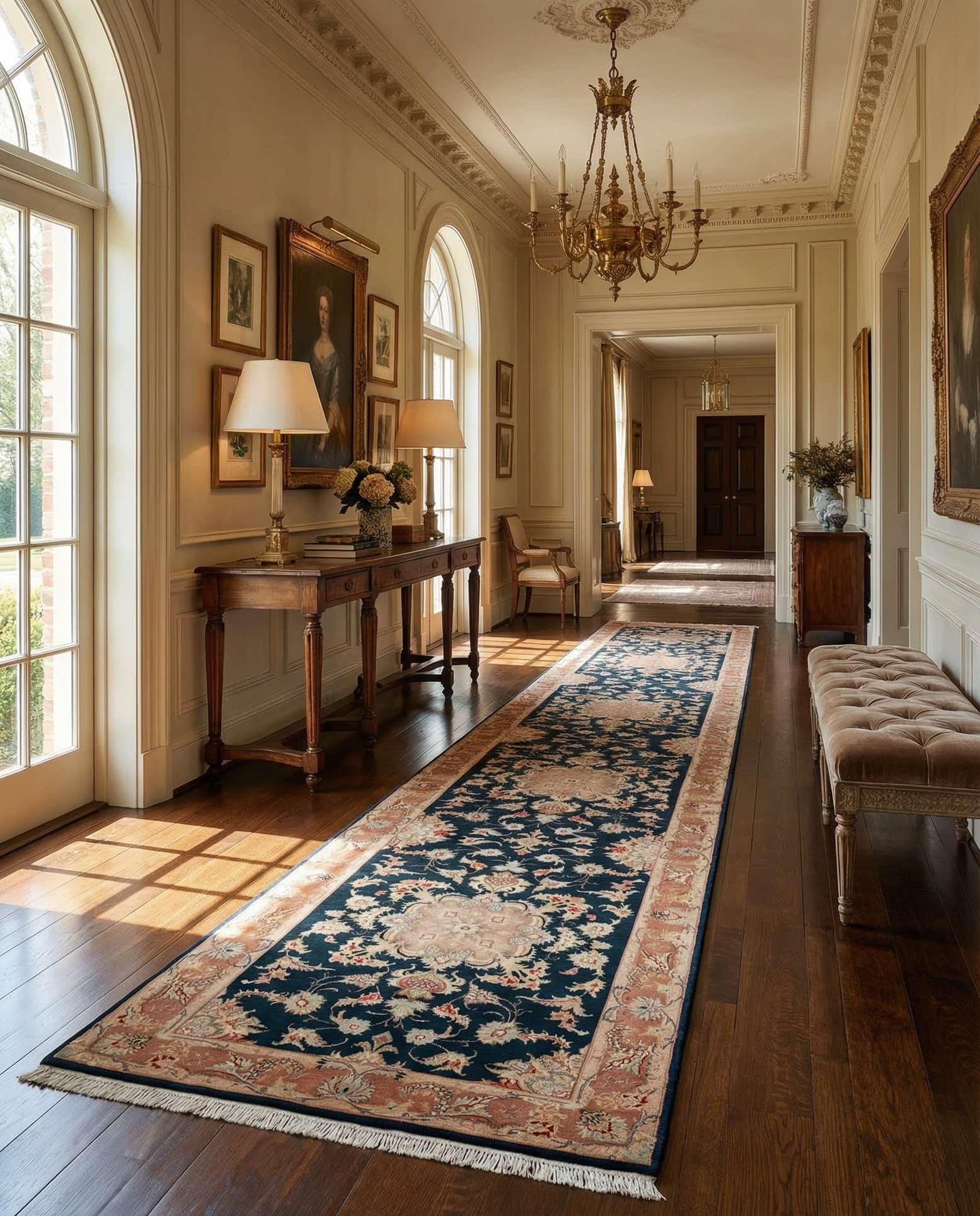 2' 8 x 15' 8 Tabriz Runner Rug