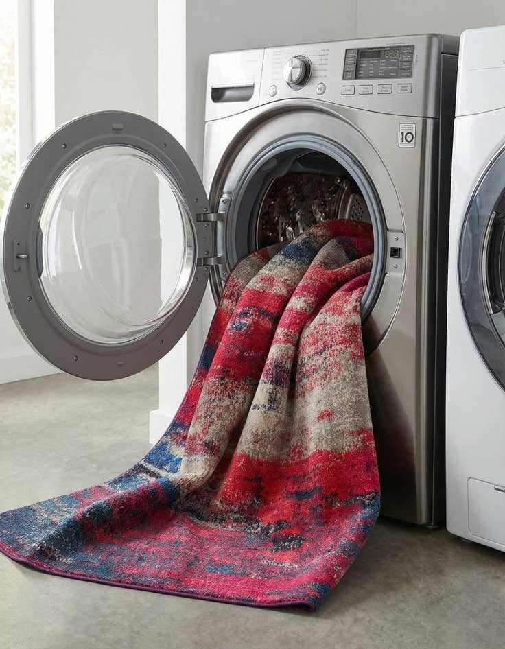 Detail image of  8' x 8'  Washable Sevilla Square Rug