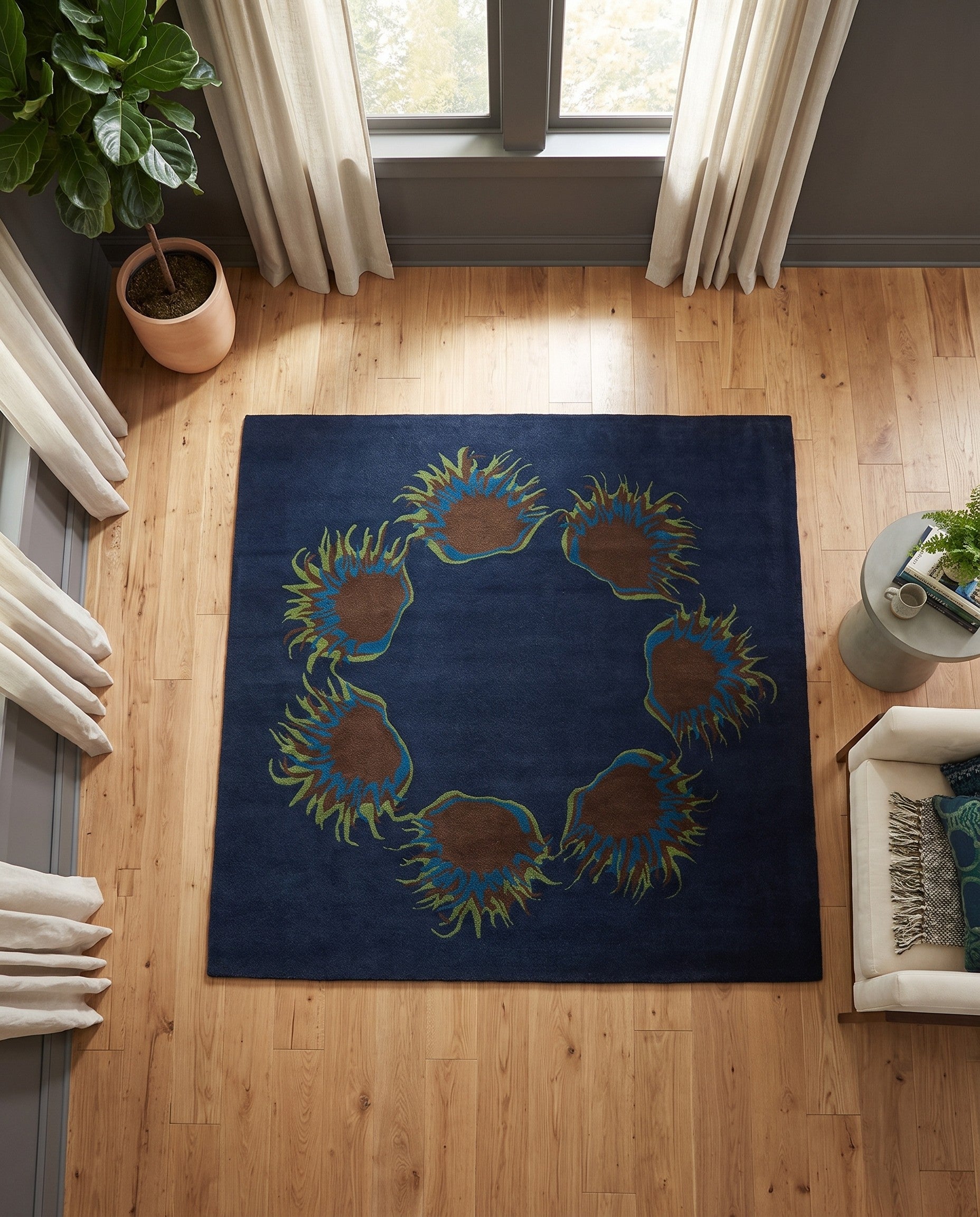 7' 6 x 7' 6 Luna Square Rug