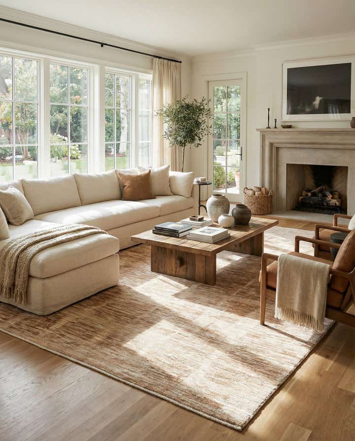 9' 7 x 12' 1 Hand Knotted Moroccan Wool Rug
