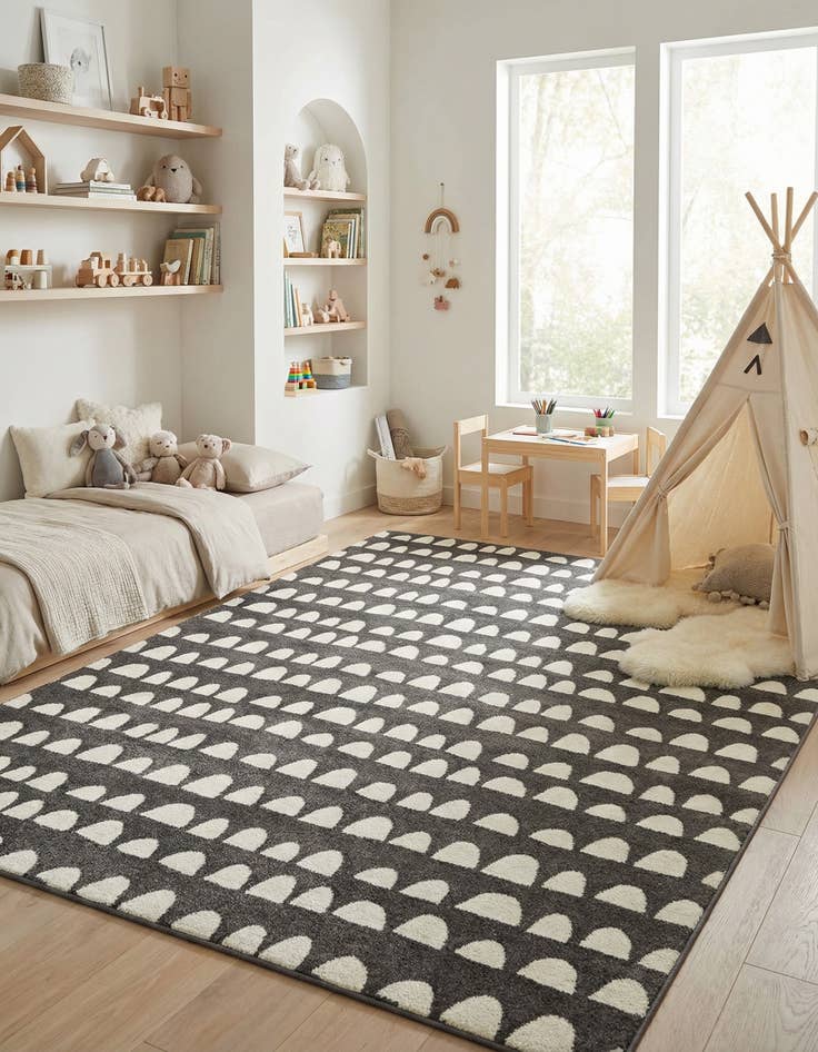 Detail image of  7' 10 x 10' Whimsy Kids Rug