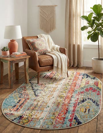 Washable Mesa Oval Rug