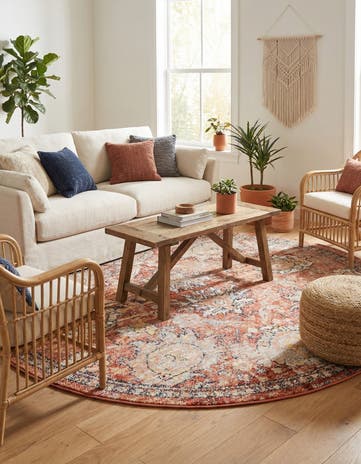 5' 2 x 5' 2 Lola Round Rug