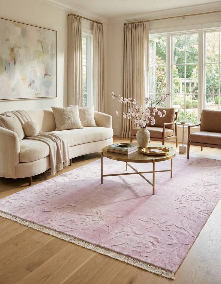 Detail image of 5' 7 x 7' 9  Hand Knotted Darya Wool Rug