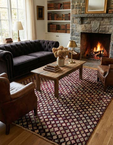 5' 7 x 8' Hand Knotted Balouch Wool Rug