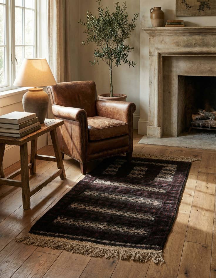 Detail image of  2' 8 x 4' 7 Sofreh Rug