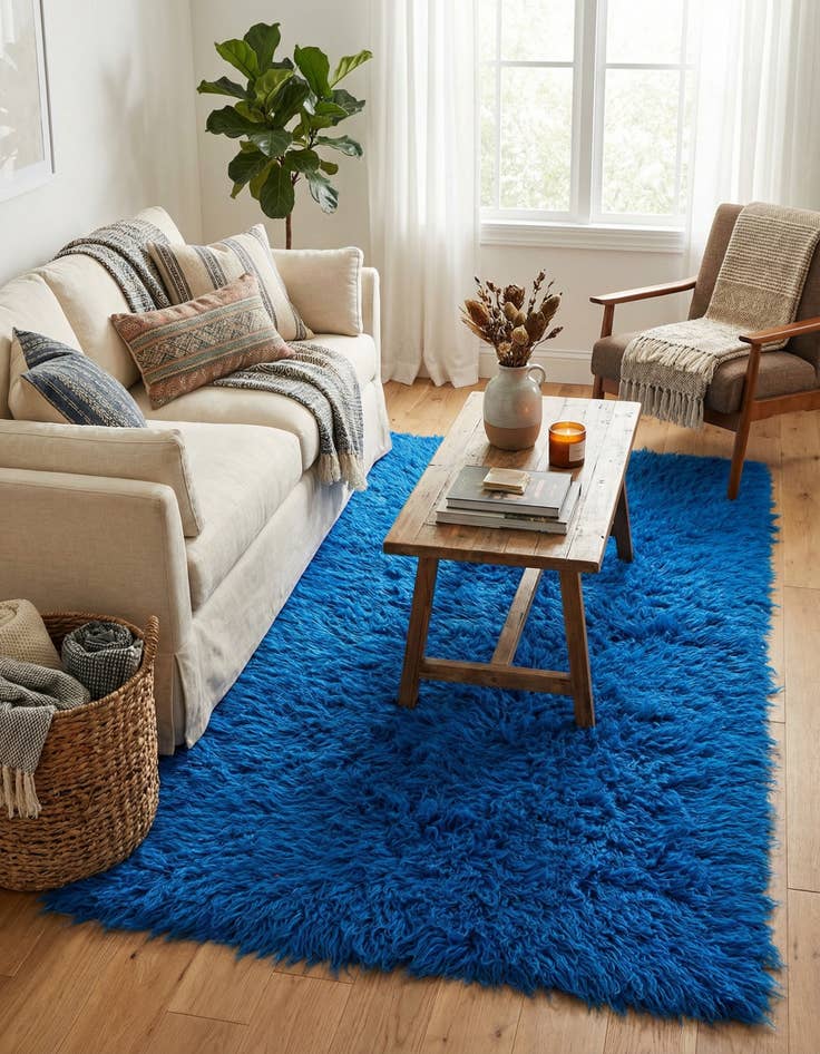 Detail image of  2' 4 x 5' 8  Hand Knotted Moroccan Wool Runner Rug