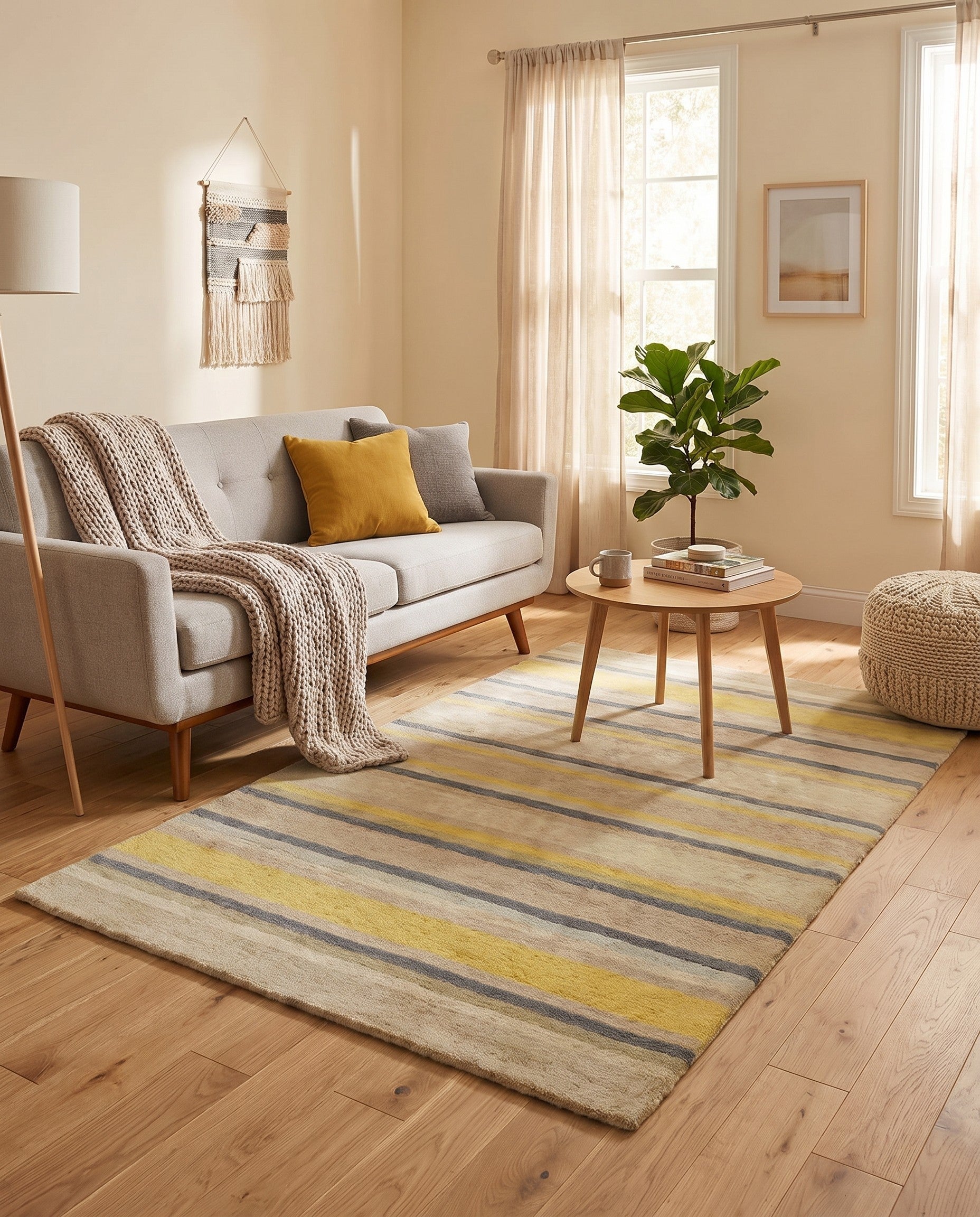 4' x 5' 6 Luna Wool Rug