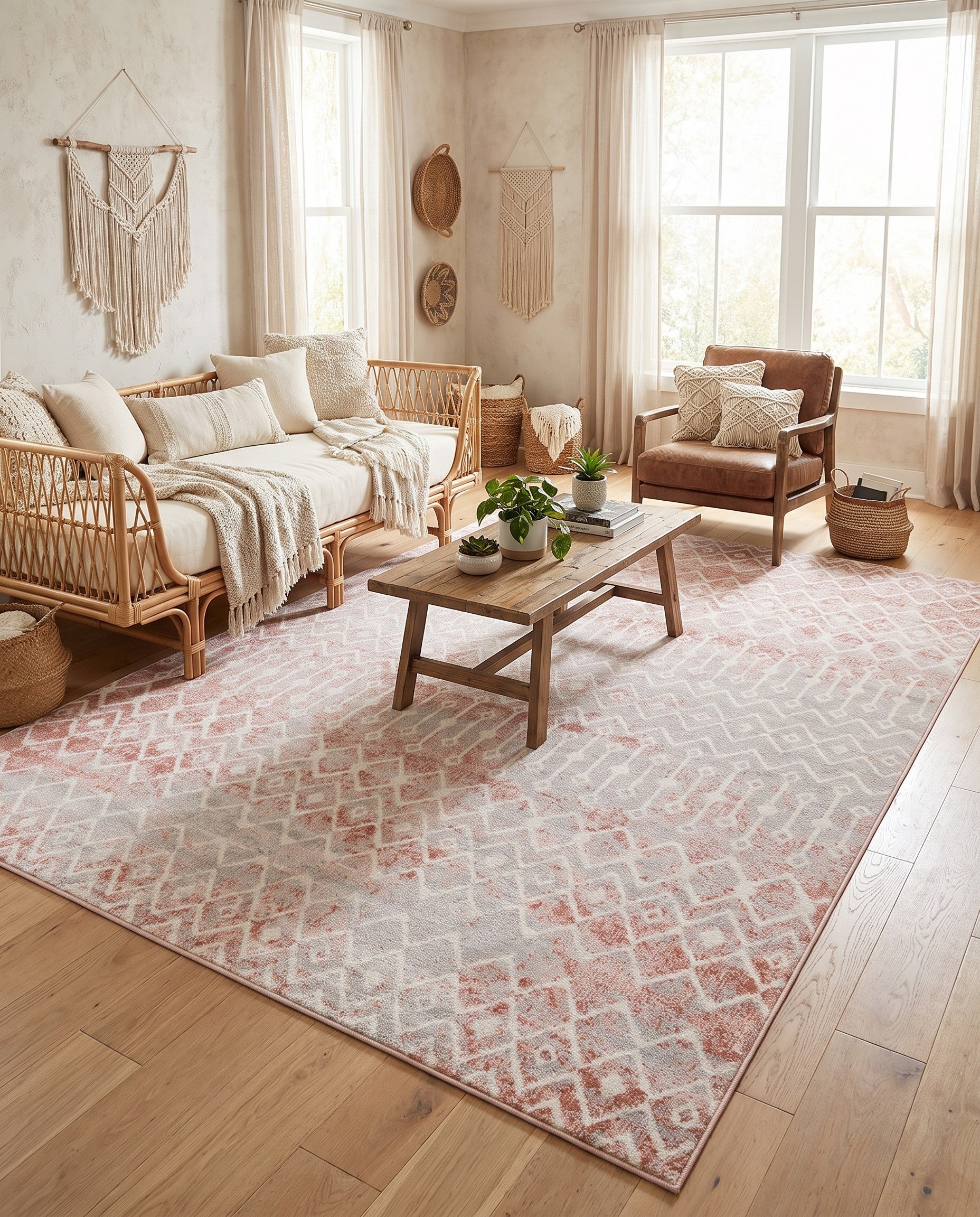 10' x 13' Bohemian Trellis Rug