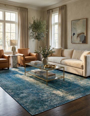 8' 1 x 10' 10 Hand Knotted Ultra Vintage Persian Wool Rug