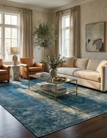 8' 1 x 10' 10 Hand Knotted Ultra Vintage Persian Wool Rug
