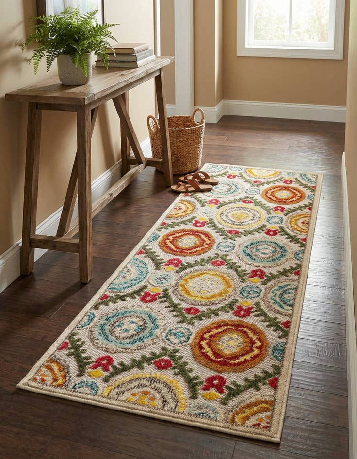 Detail image of 2' x 5' Easy-Clean Casablanca Indoor / Outdoor Runner Rug