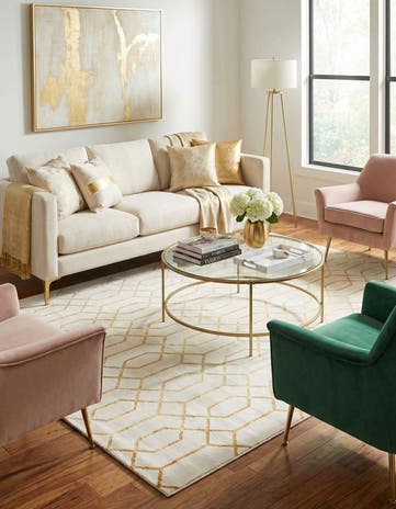 9' x 12' Marilyn Monroe™ Glam Trellis Rug