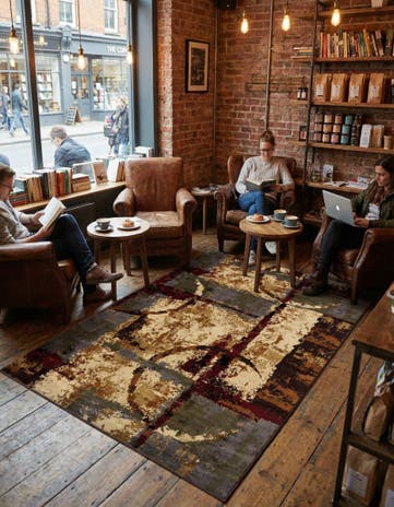 6' x 9' Coffee Shop Rug