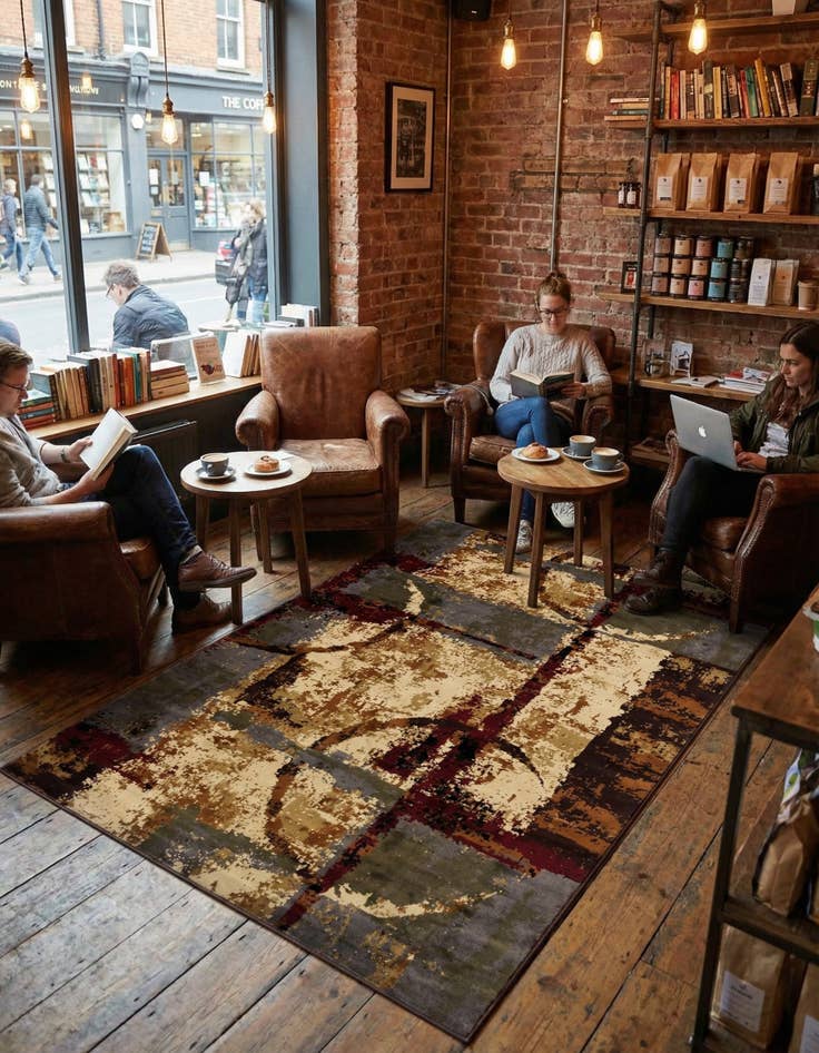 Detail image of 6' x 9' Coffee Shop Rug