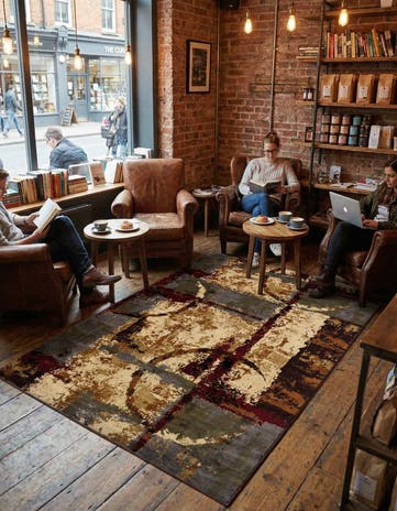 6' x 9' Coffee Shop Rug