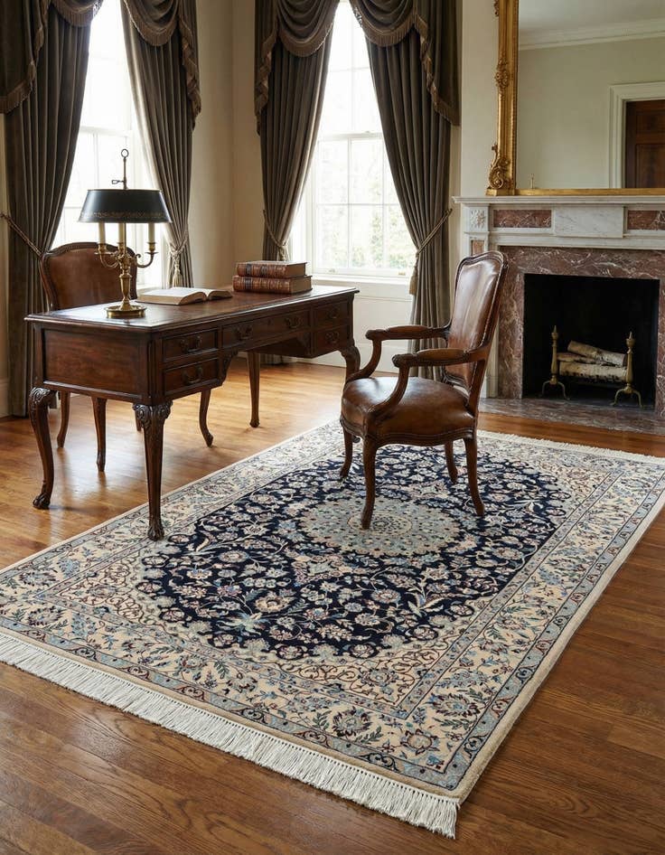 Detail image of 3' 8 x 5' 10 Nain Rug