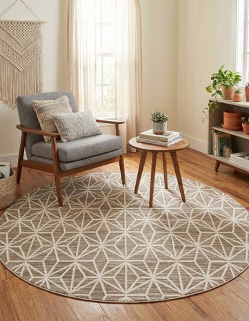 Jill Zarin 5' 3 x 5' 3 Uptown Fifth Avenue Round Rug