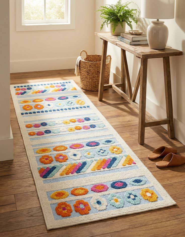 Detail image of 2' x 6' Easy-Clean Aruba Indoor / Outdoor Runner Rug