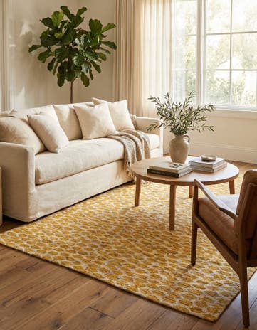 6' x 9' Hand Knotted Moroccan Wool Rug