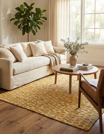 6' x 9' Hand Knotted Moroccan Wool Rug