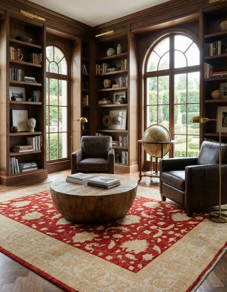 Detail image of  8' 5 x 11' 4 Kaizar Wool Rug