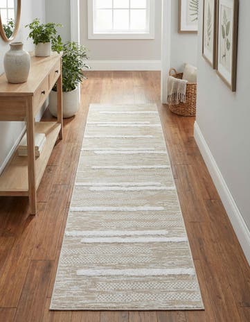 Ivory Abbey Runner Rug