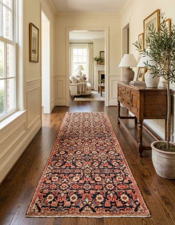 2' 10 x 9' 11 Hamedan Runner Rug