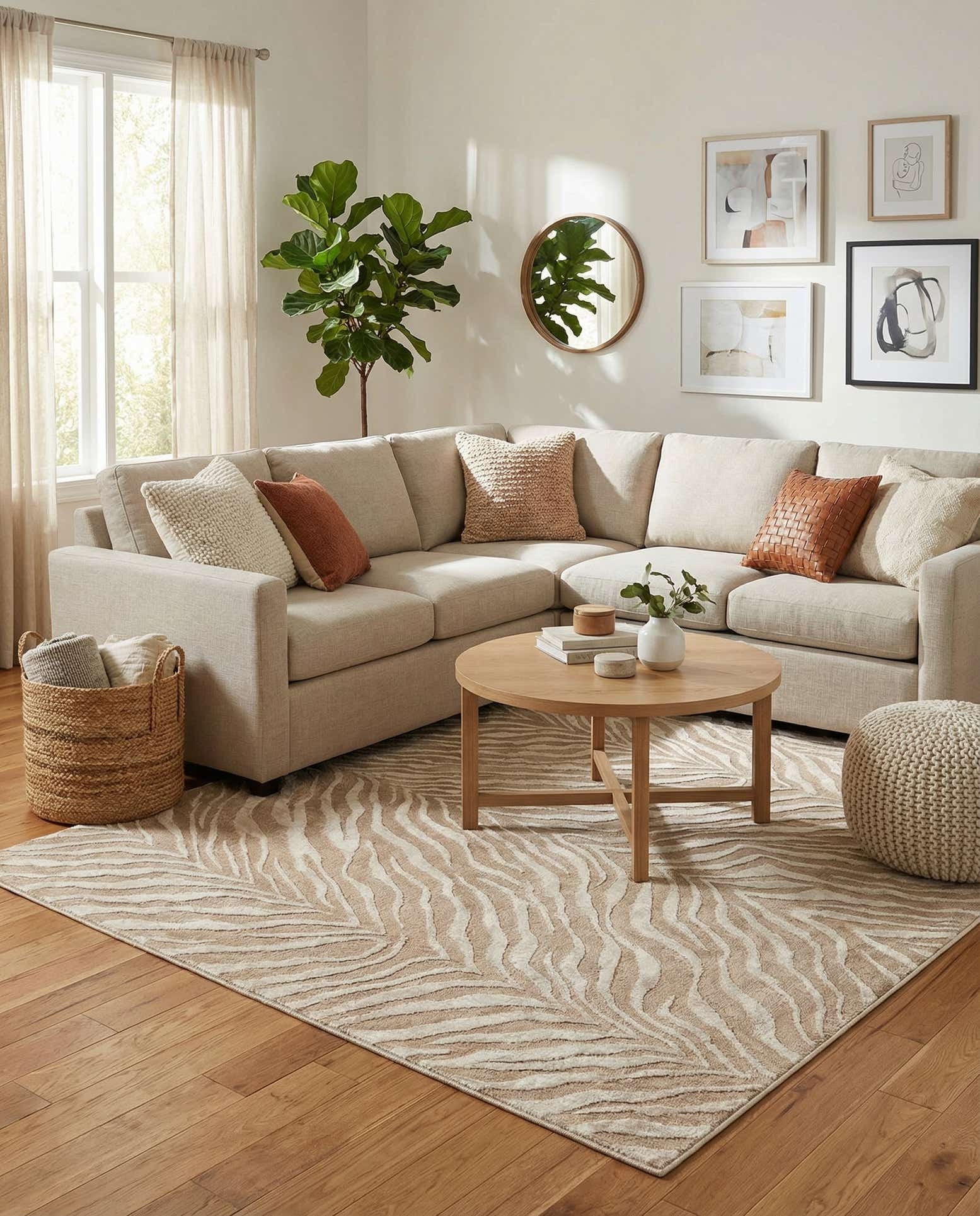 5' 3 x 5' 3 Finsbury Square Rug