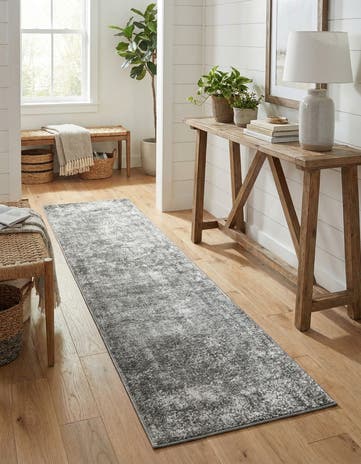 Gray Oregon Runner Rug