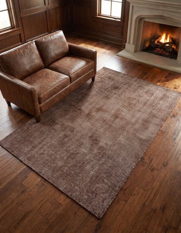 5' 1 x 8' Hand Woven Jill Zarin English Manor Wool Rug