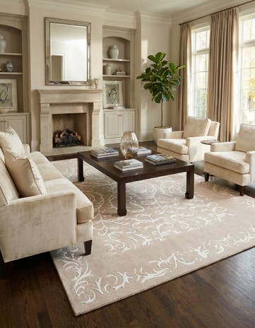 6' 9 x 9' 5 Hand Knotted Darya Rug