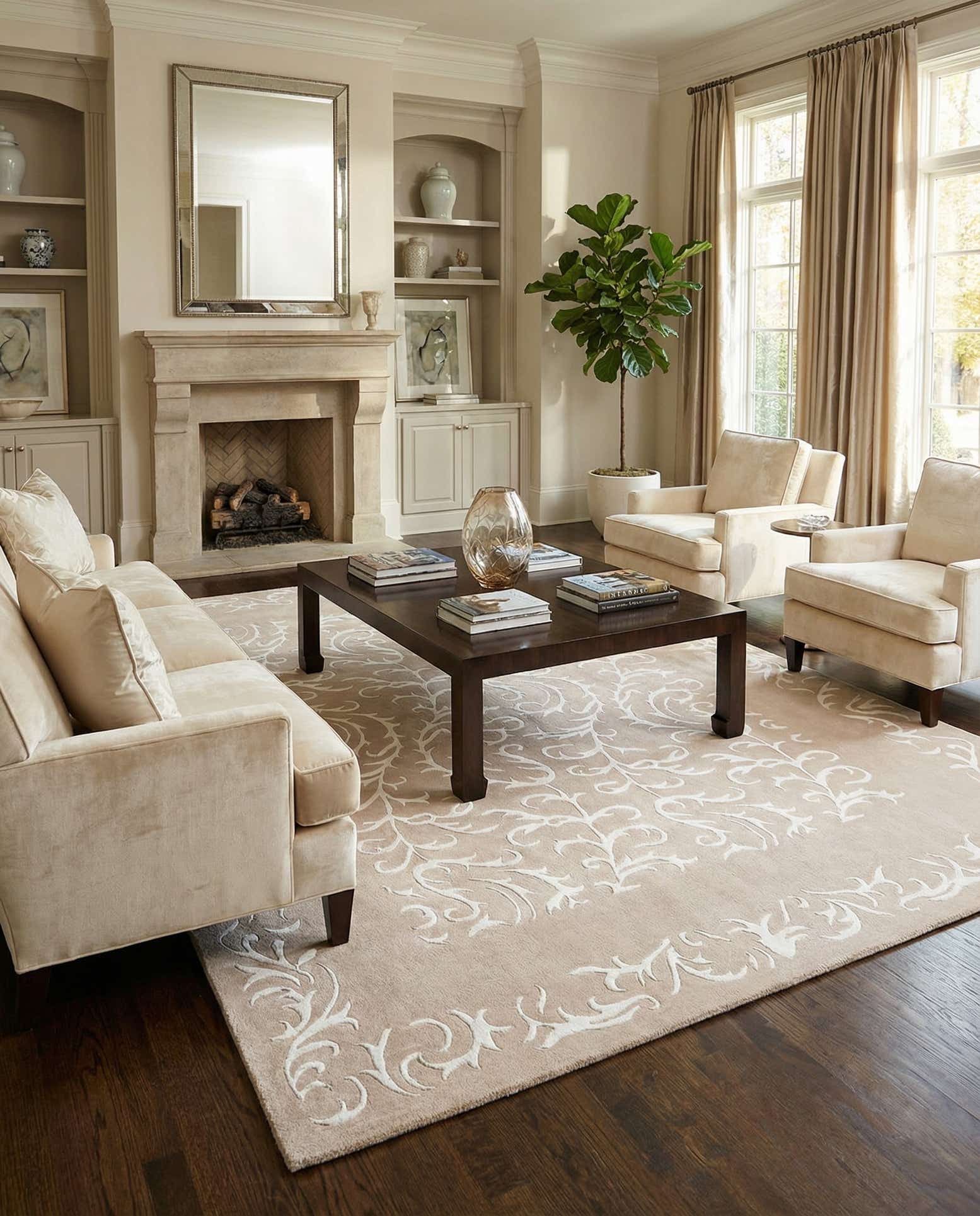 6' 9 x 9' 5 Hand Knotted Darya Rug