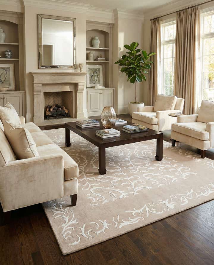 6' 9 x 9' 5 Hand Knotted Darya Rug