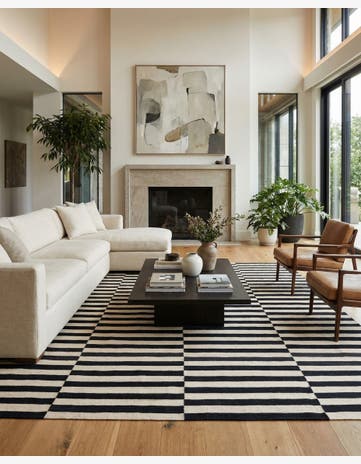 8' 3 x 9' 7 Hand Woven Kilim Modern Wool Rug
