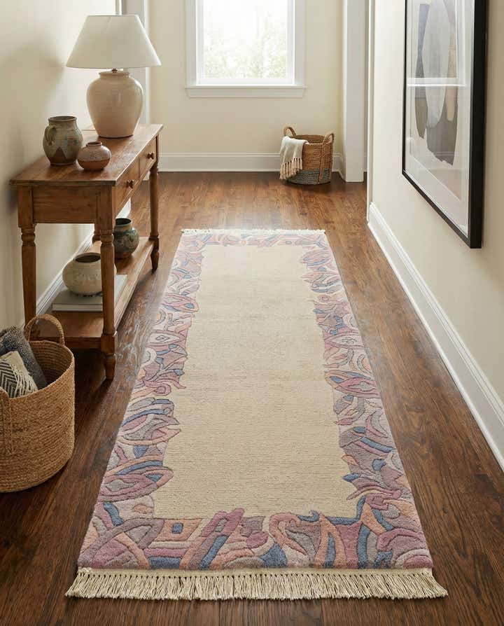 2' 5 x 6' 5 Hand Knotted Tibet Wool Runner Rug