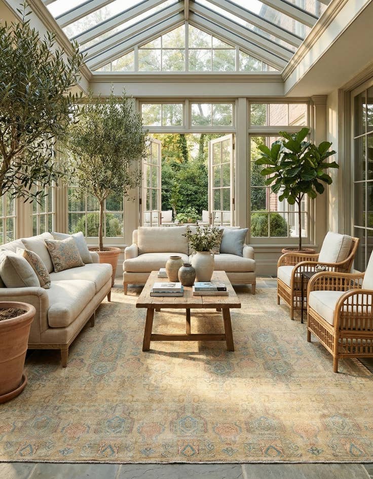 Detail image of  8' 1 x 10' 2 Ziegler Rug