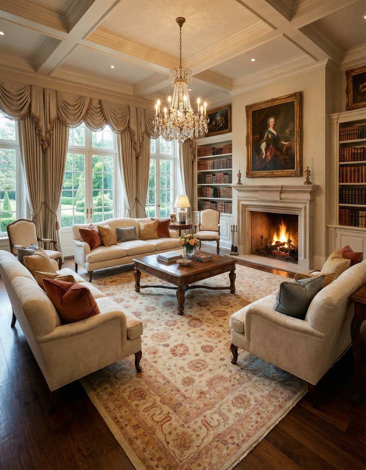 Detail image of  16' 11 x 25' 6  Hand Knotted Peshawar Ziegler Oriental Rug