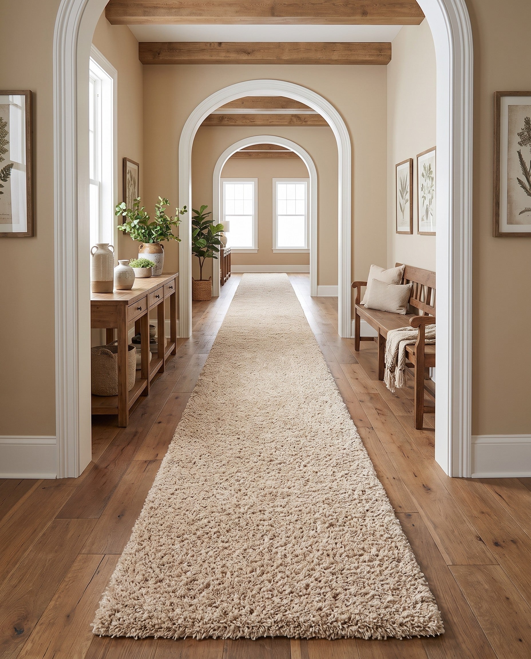 2' 7 x 20' Zermatt Shag Runner Rug