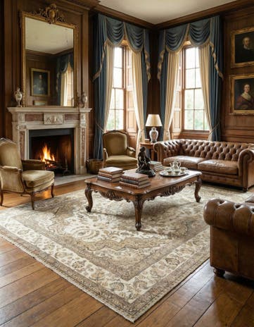 9' 9 x 12' 11 Hand Knotted Vintage Royal Persian Wool Rug