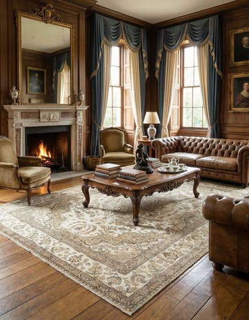 9' 9 x 12' 11 Hand Knotted Vintage Royal Persian Wool Rug