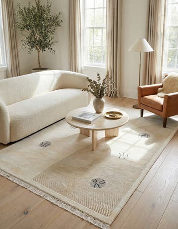 5' 6 x 7' 10 Hand Knotted Darya Wool Rug