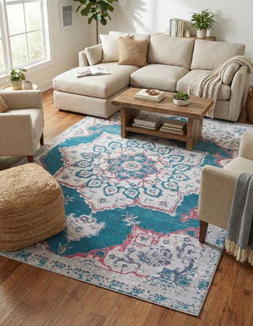 7' 10 x 11' Washable Francesca Rug