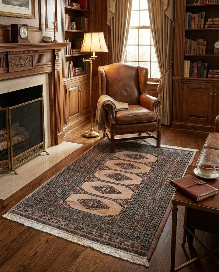 3' 1 x 5' Hand Knotted Bokhara Oriental Wool Rug