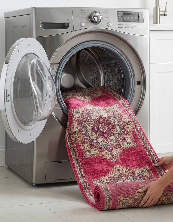 Detail image of 2' 7 x 10'  Washable Palazzo Runner Rug